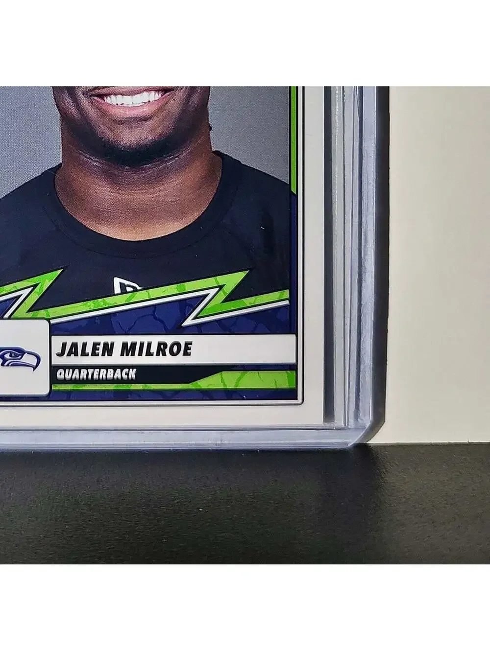 Jalen Milroe Rookie 2025 Panini NFL #95 Sticker Card Seattle Seahawks